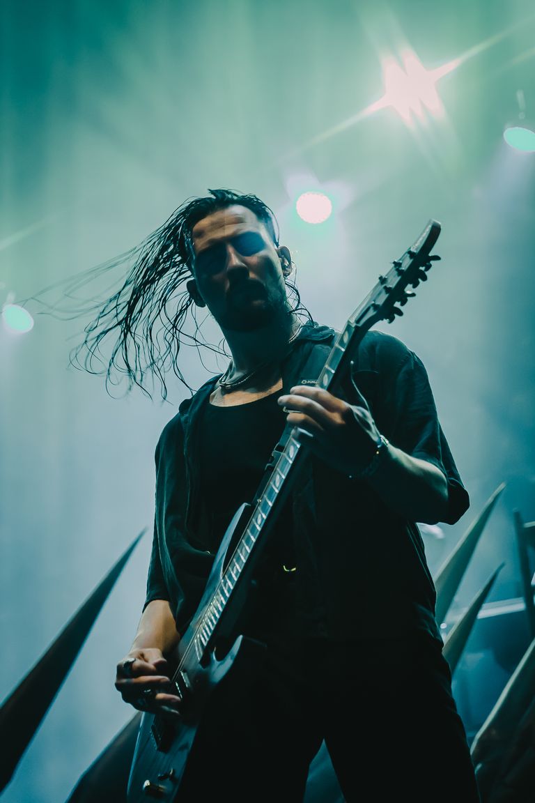 Bleed From Within performing live at AEC Theatre in Adelaide